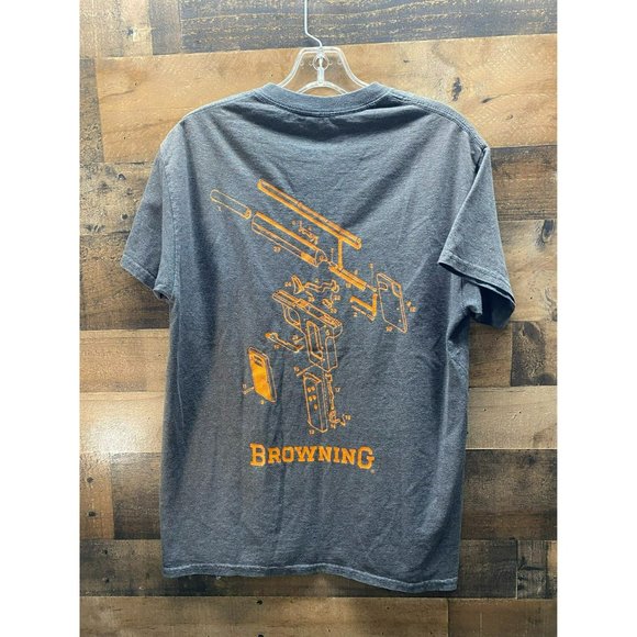Browning Men's Gun T-Shirt Size‎ Medium - Picture 4 of 4